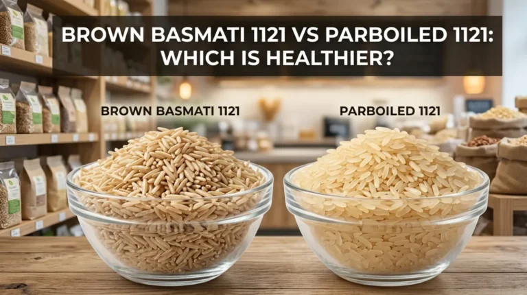 Brown Basmati 1121 vs Parboiled 1121 Which Is Healthier for Retail Market
