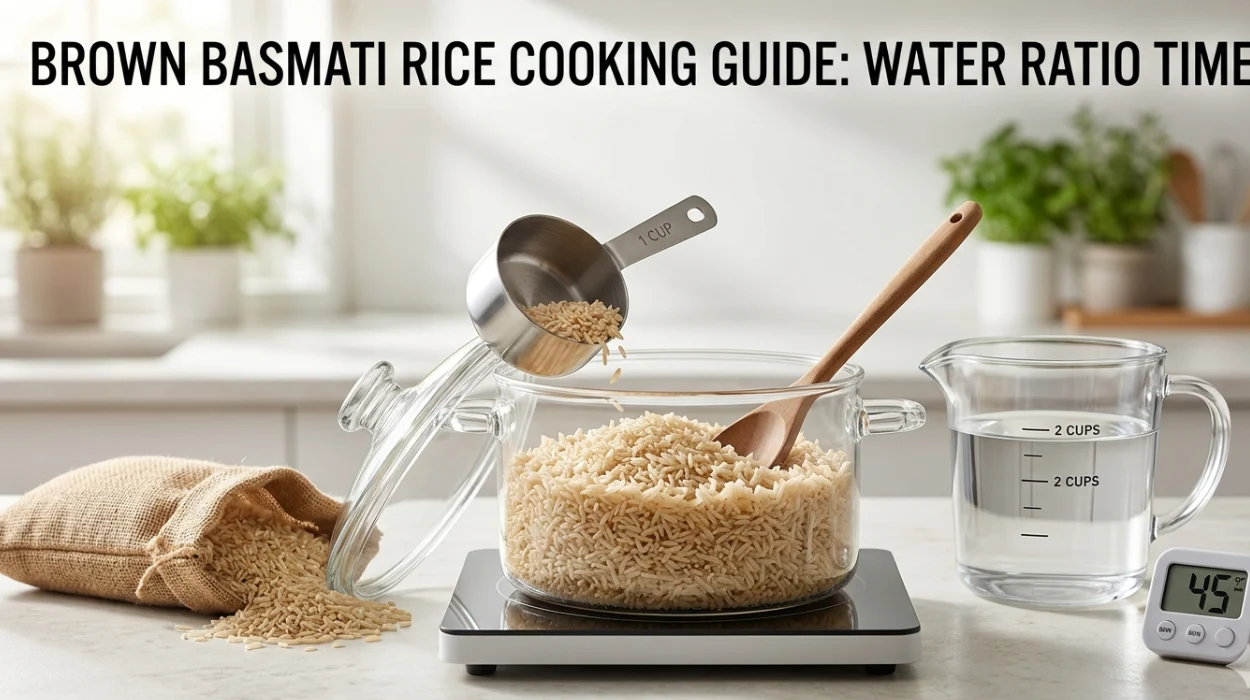 Brown Basmati Rice Cooking Guide: Water Ratio Time and Soaking Instructions