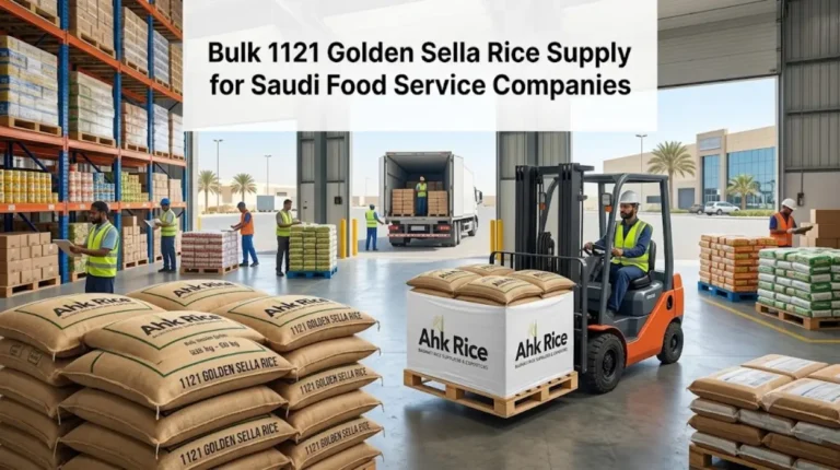 Bulk 1121 Golden Sella Rice Supply for Saudi Food Service Companies