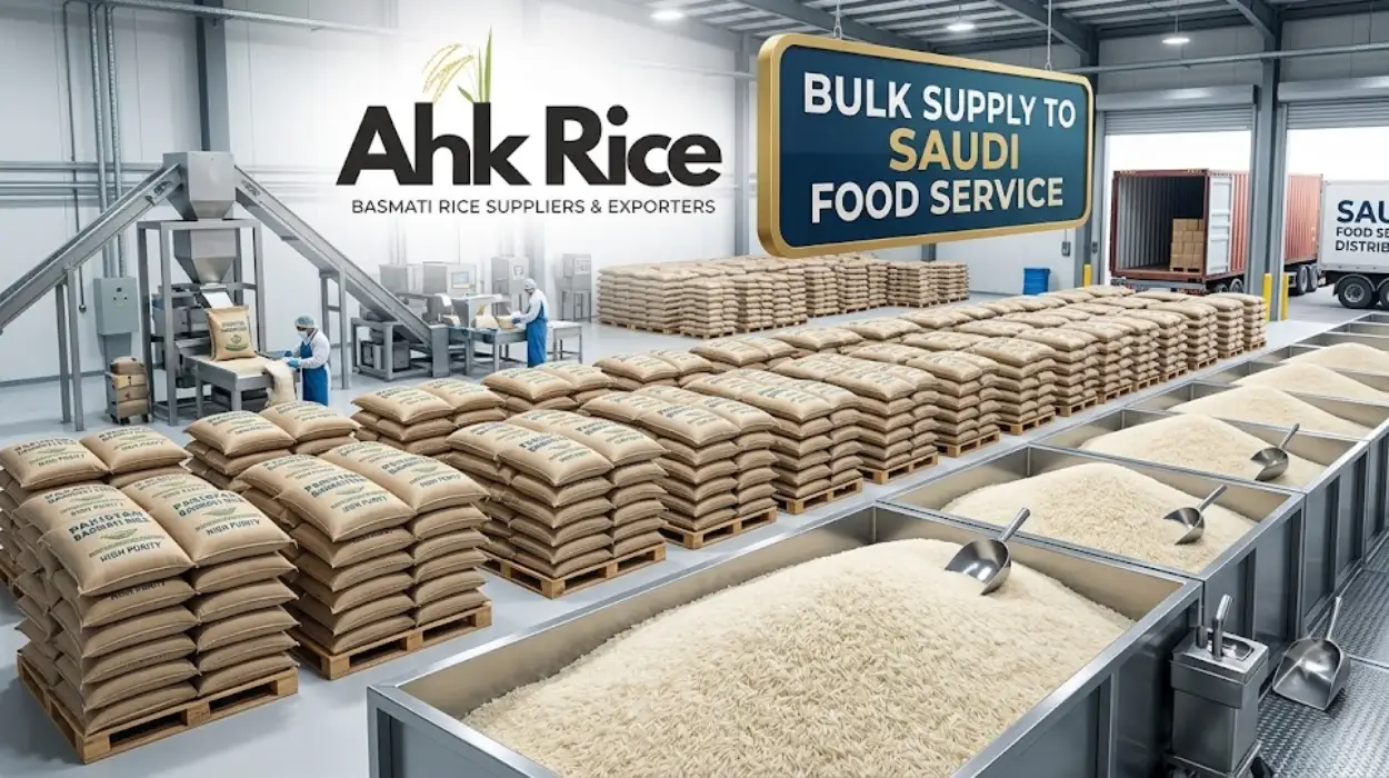 Bulk Supply of High-Purity Pakistan Basmati Rice for Saudi Food Service Companies