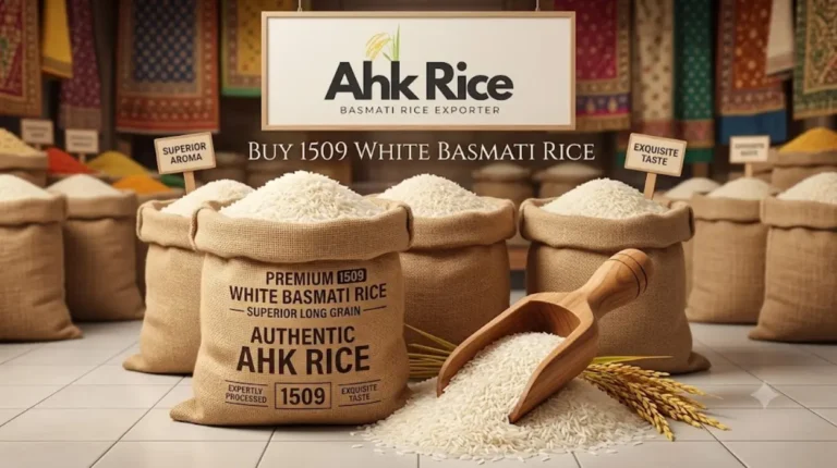 Buy 1509 White Basmati Rice with Export Quality Assurance