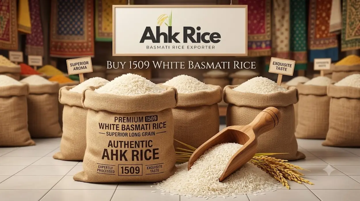 Buy 1509 White Basmati Rice with Export Quality Assurance