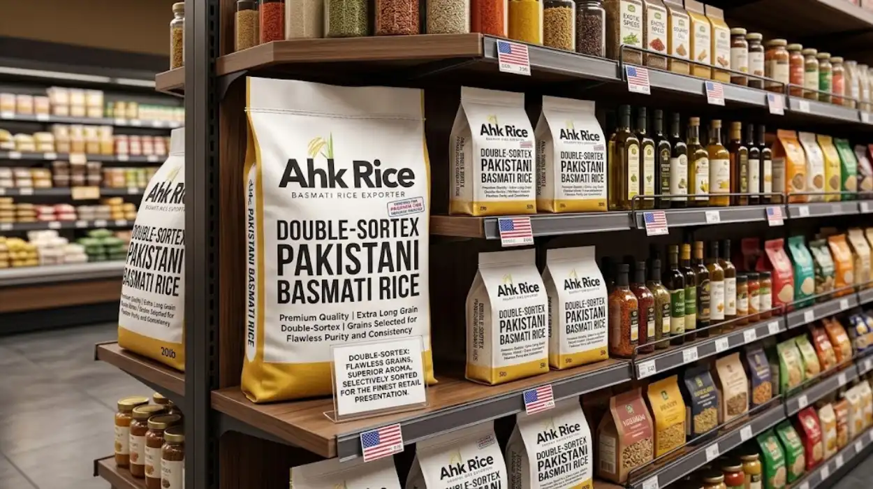Buy Double-Sortex Pakistani Basmati Rice for Premium USA Grocery Shelves