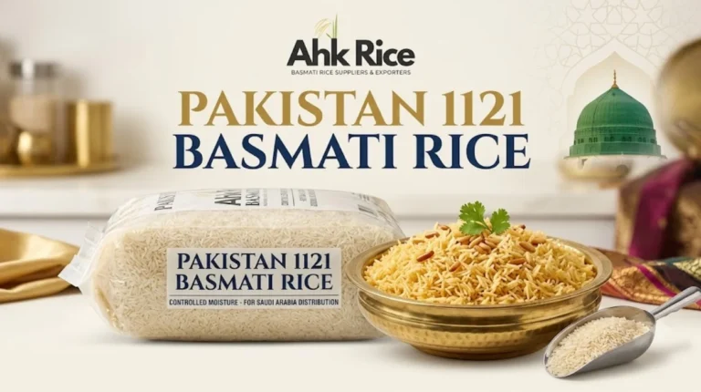 Buy Pakistan 1121 Basmati Rice with Controlled Moisture for Saudi Arabian Distribution