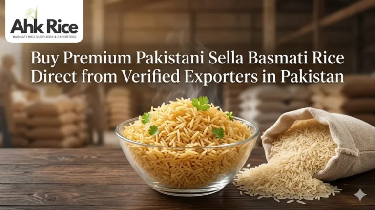 Buy Premium Pakistani Sella Basmati Rice Direct from Verified Exporters in Pakistan