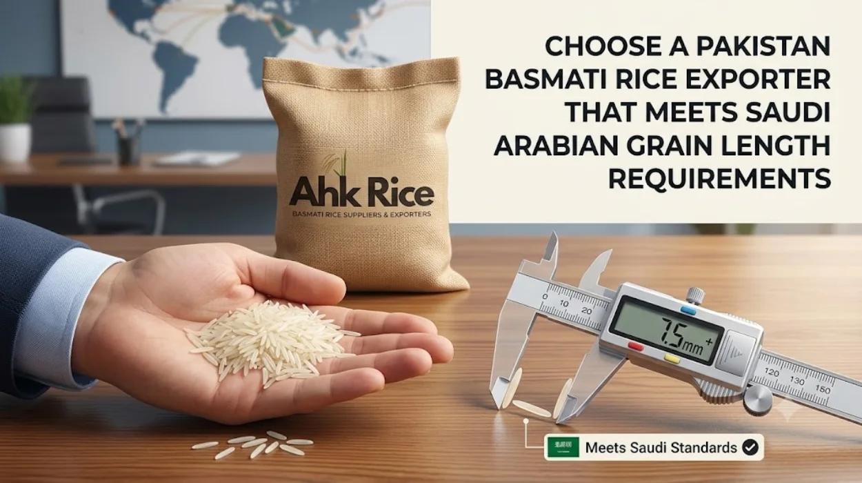 Choose a Pakistan Basmati Rice Exporter That Meets Saudi Arabian Grain Length Requirements
