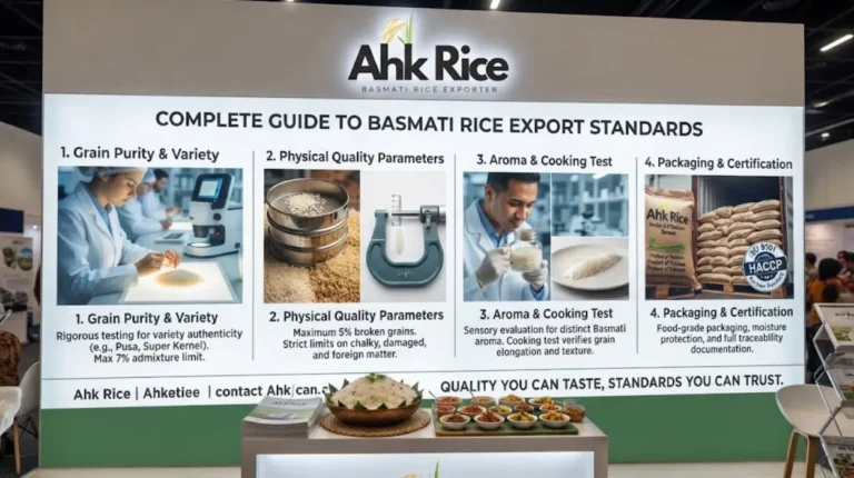 Complete Guide to Basmati Rice Export Standards