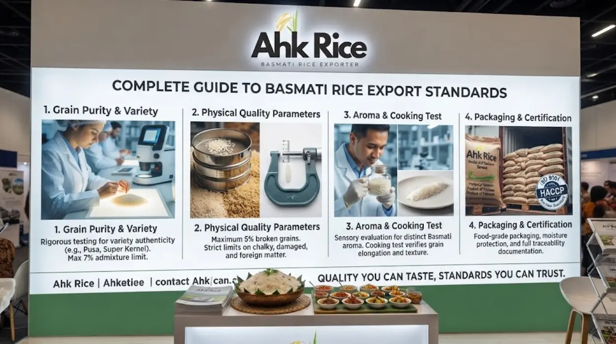 Complete Guide to Basmati Rice Export Standards