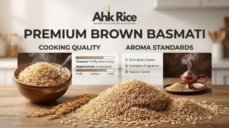 Cooking Quality and Aroma Standards for Premium Brown Basmati