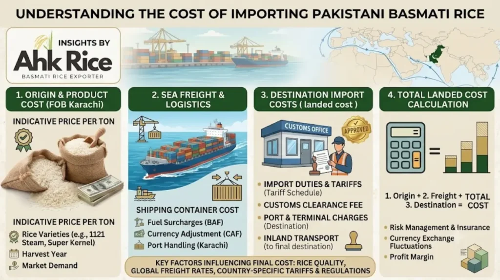 Import High Purity Pakistani Basmati Rice into UK Markets
