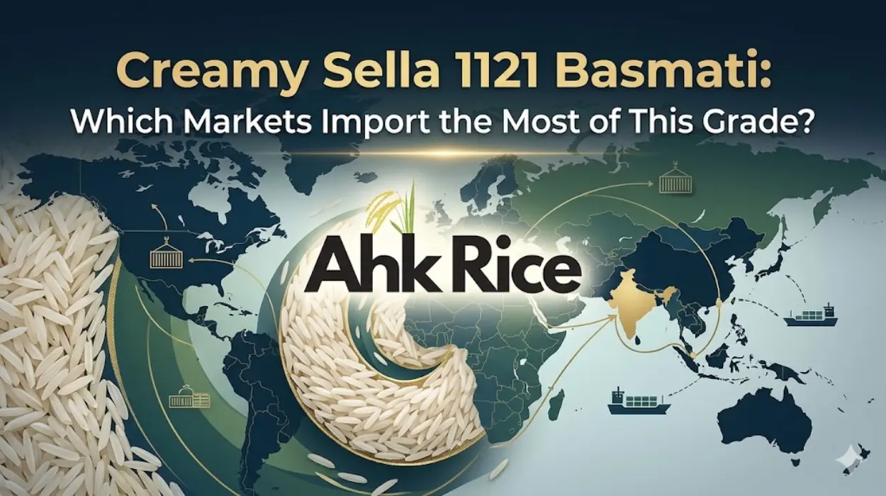 Creamy Sella 1121 Basmati Which Markets Import the Most of This Grade