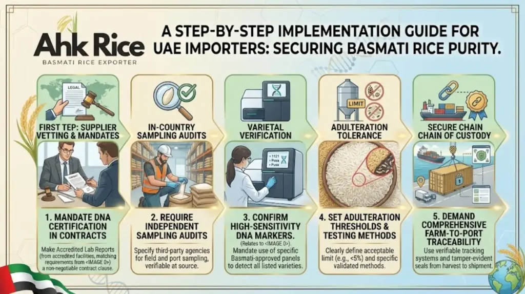DNA Testing for Basmati Rice Purity: What UAE Importers Should Ask Exporters