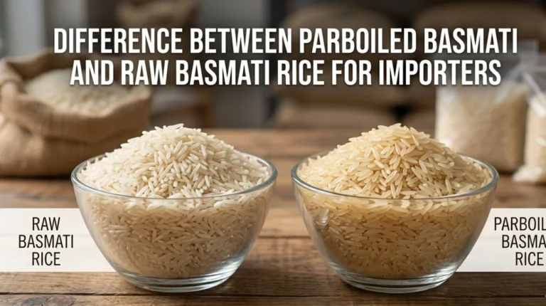 Difference Between Parboiled Basmati and Raw Basmati Rice for Importers