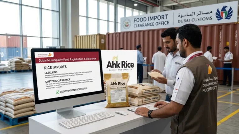 Dubai Municipality Food Registration, Labelling and Customs Clearance for Rice Imports