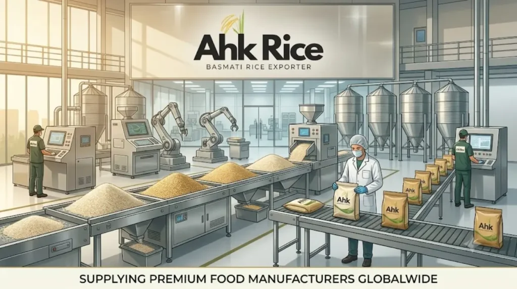 AHK Rice Supplies Pakistani Basmati Rice to Buyers Across England