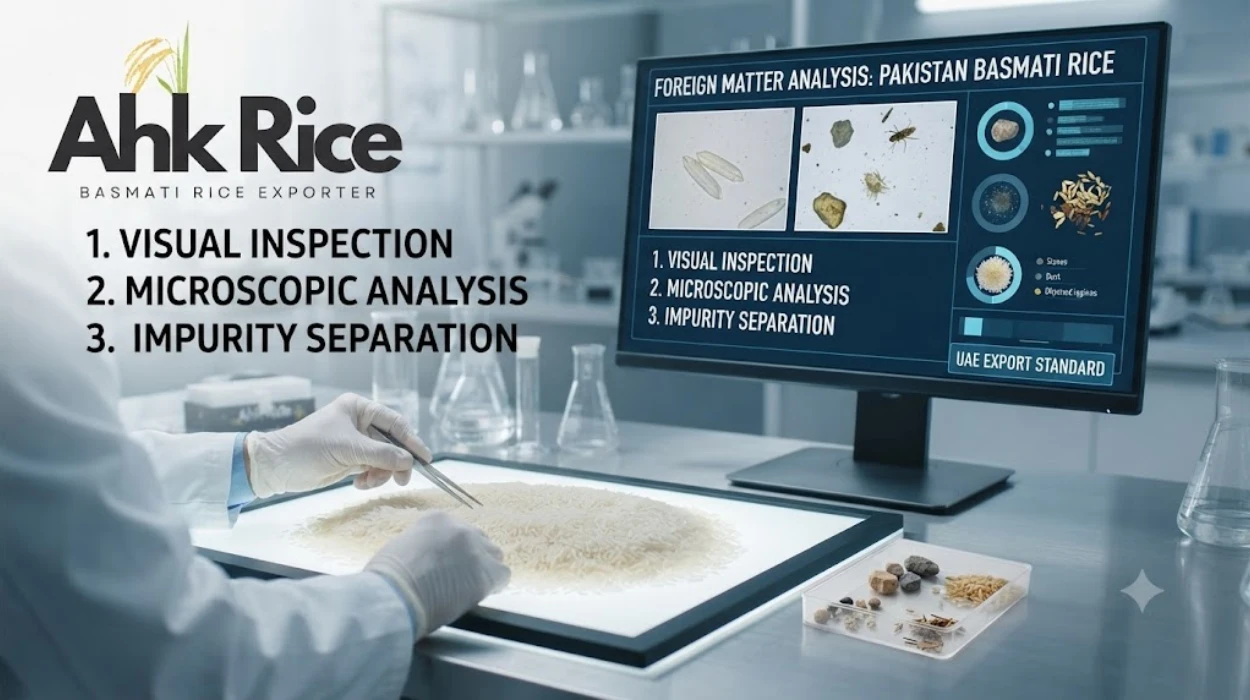 Foreign Matter Testing Methods Used for Pakistan Basmati Rice Exported to the UAE