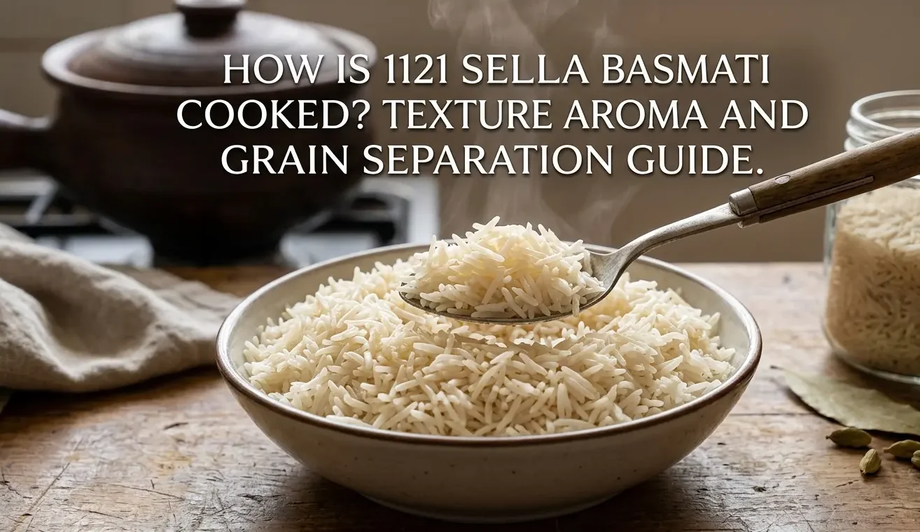 How Is 1121 Sella Basmati Cooked? Texture Aroma and Grain Separation Guide