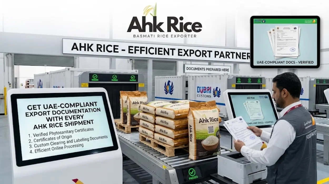 Get UAE-Compliant Export Documentation with Every AHK Rice Shipment