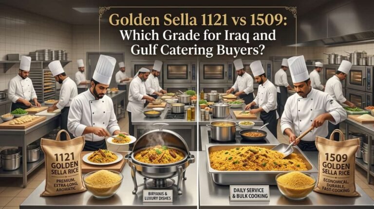 Golden Sella 1121 vs 1509: Which Grade for Iraq and Gulf Catering Buyers?