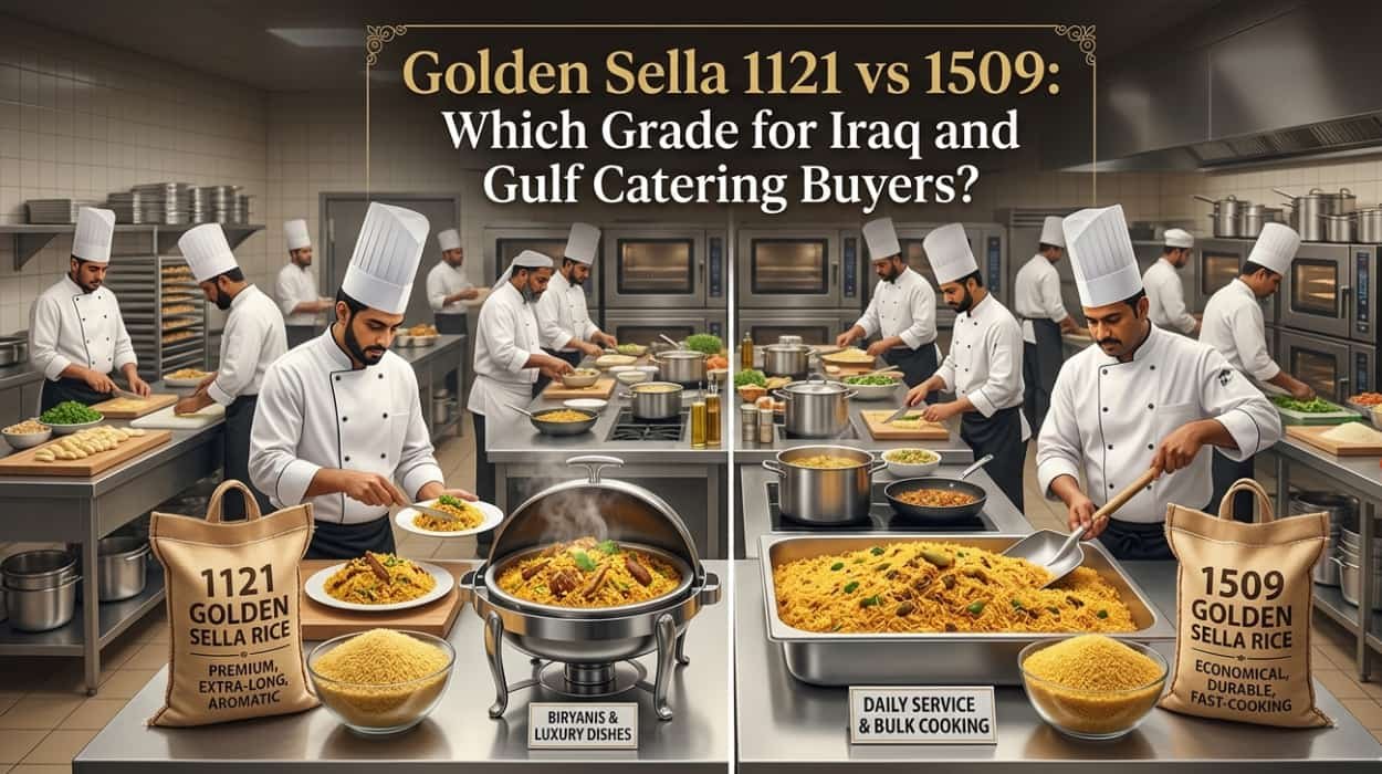 Golden Sella 1121 vs 1509: Which Grade for Iraq and Gulf Catering Buyers?