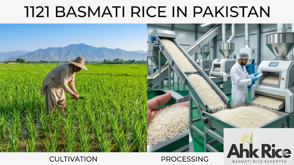 How 1121 Basmati Rice Is Grown and Processed in Pakistan