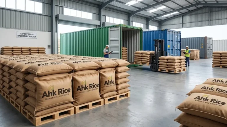 How Are Basmati Rice Containers Prepared Before UK Arrival