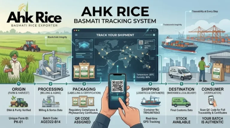 How Can Buyers Track Basmati Rice from Farm to Shipment