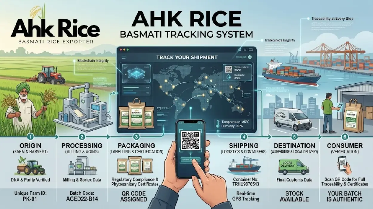 How Can Buyers Track Basmati Rice from Farm to Shipment