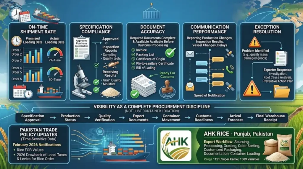 How Can Buyers Use Tracking Data to Compare Rice Exporters?