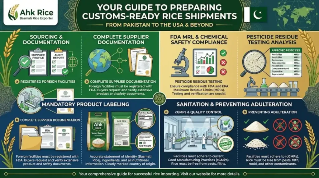 HTS Codes, Import Duties and CBP Entry Documents for Basmati Rice in the USA