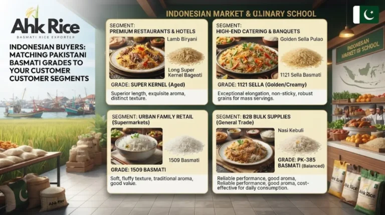How Can Indonesian Buyers Match Pakistani Basmati Grades to Customer Segments
