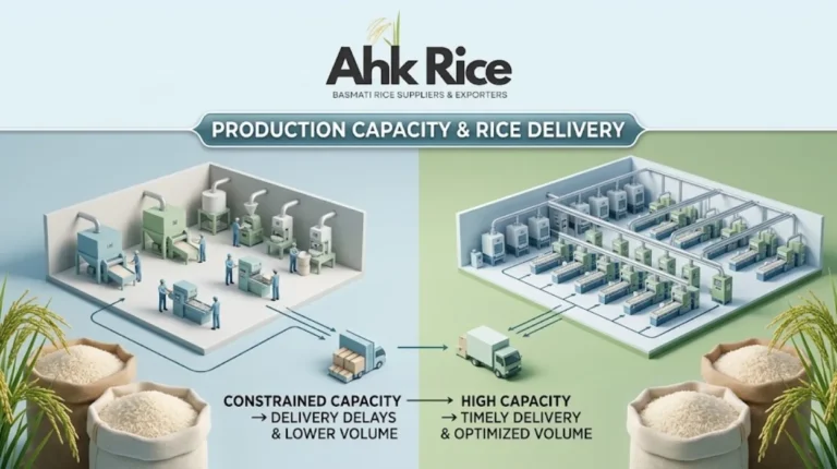How Can Production Capacity Affect Rice Delivery Performance?