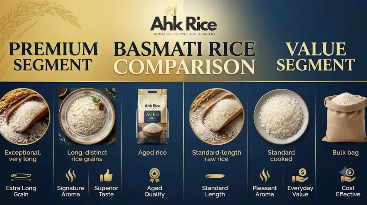 How Do Buyers Compare Premium and Value Basmati Rice Segments?