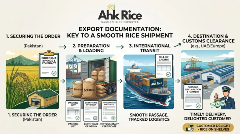 How Do Export Documents Support Smooth Rice Shipment Clearance