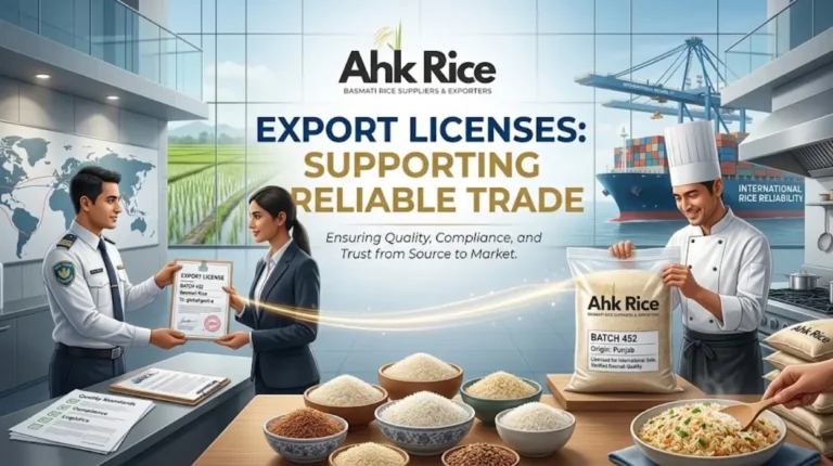 How Do Export Licenses Support Reliable International Rice Trade?