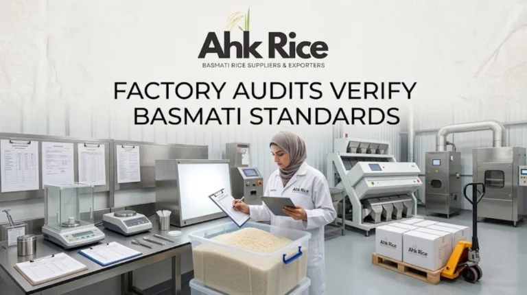 How Do Factory Audits Verify Basmati Rice Processing Standards?
