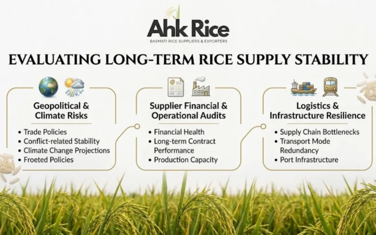 How Do Importers Evaluate Long-Term Rice Supply Stability?