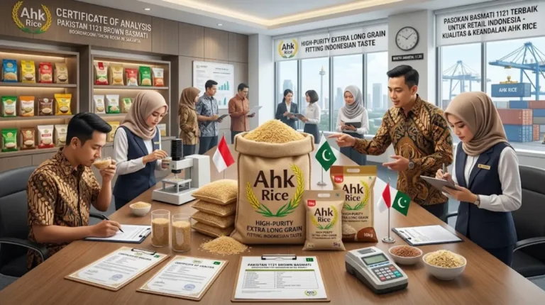 How Do Indonesian Buyers Evaluate Pakistan 1121 Brown Rice for Retail