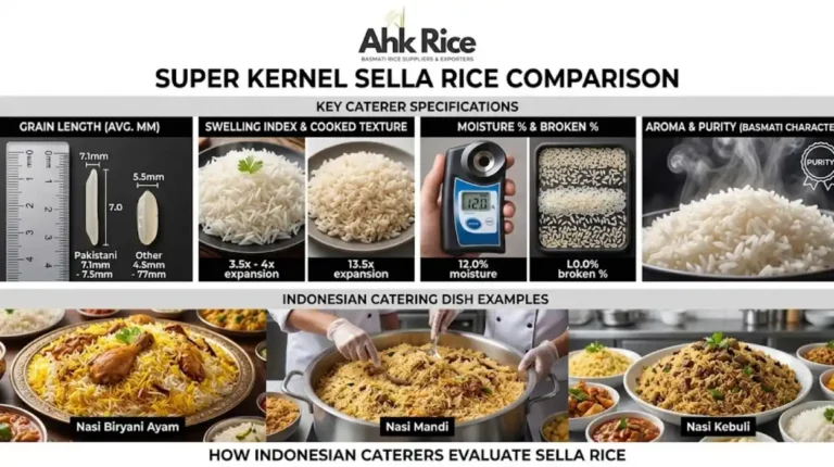How Do Indonesian Caterers Compare Pakistan Super Kernel Sella Rice Specifications?