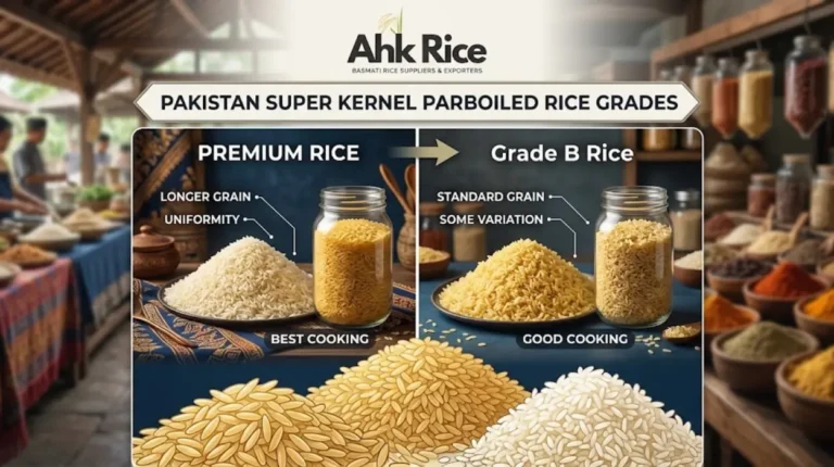 How Do Indonesian Food Businesses Compare Pakistan Super Kernel Parboiled Rice Grades?