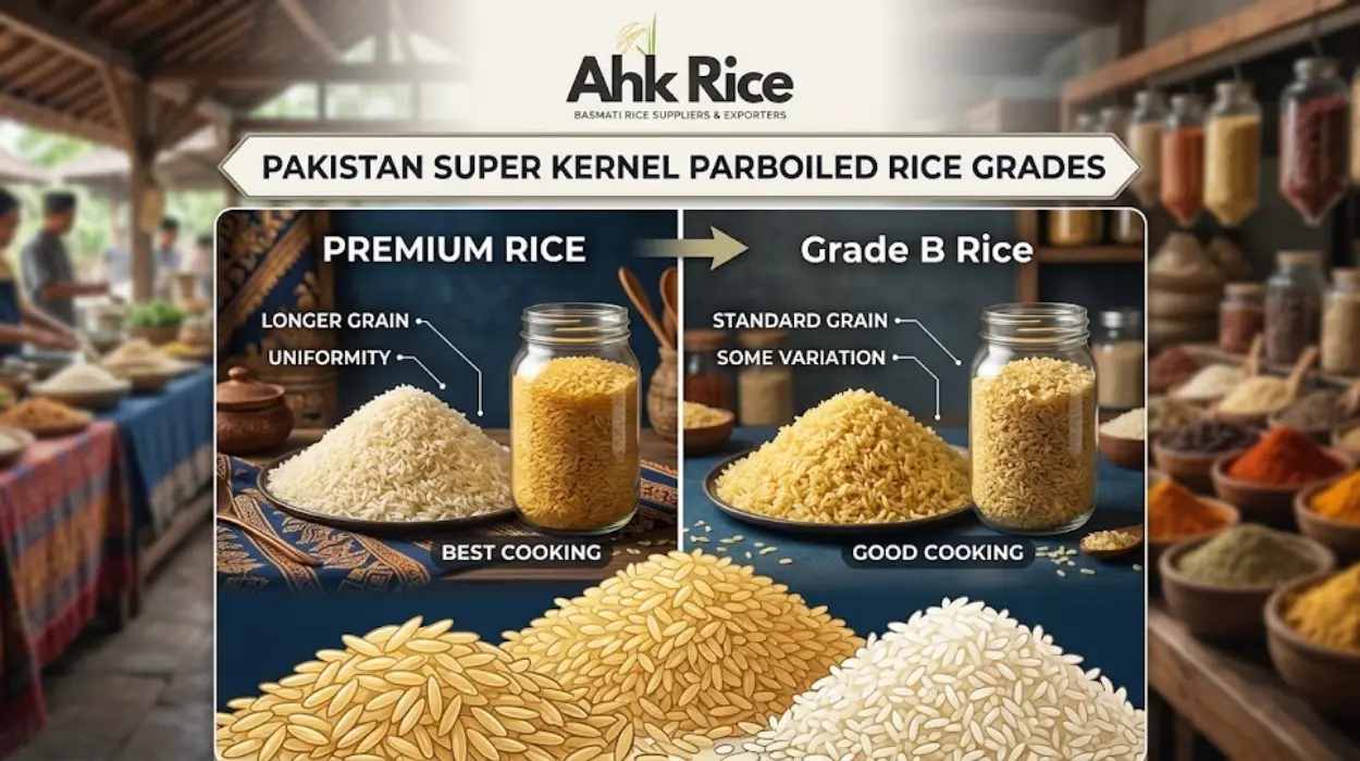 How Do Indonesian Food Businesses Compare Pakistan Super Kernel Parboiled Rice Grades?