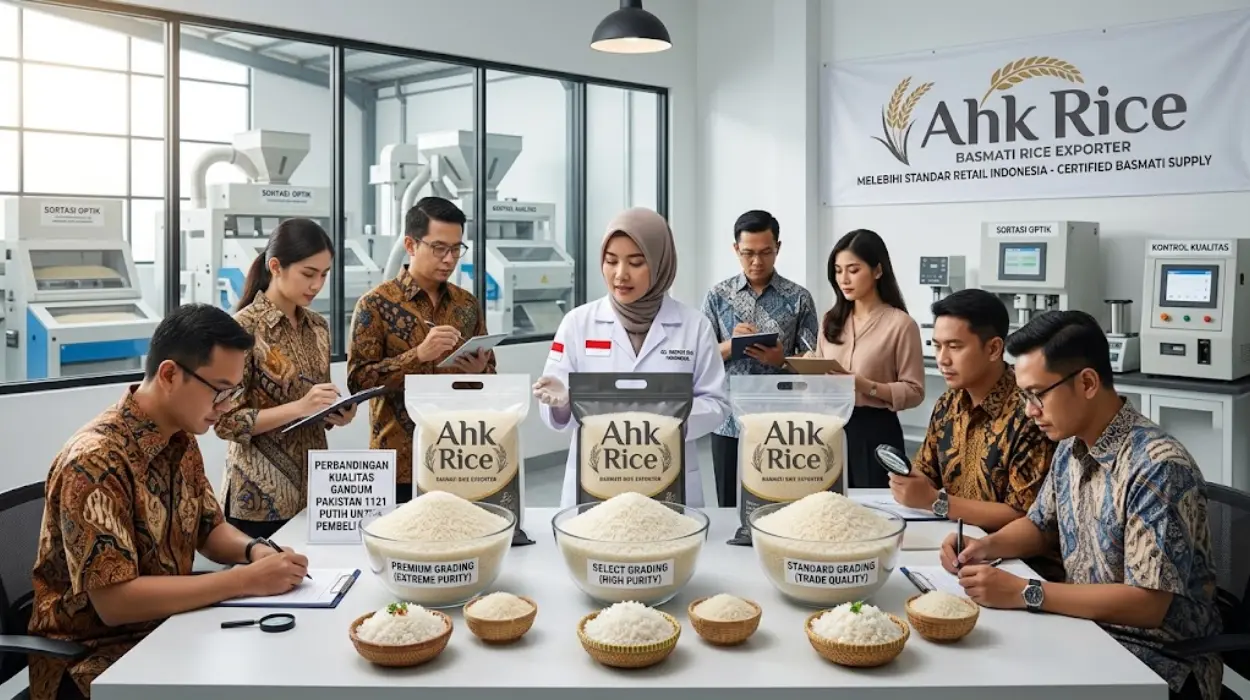How Do Indonesian Grocery Buyers Compare Pakistan 1121 White Rice Grades?