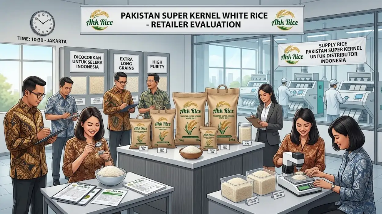 How Do Indonesian Retailers Evaluate Pakistan Super Kernel White Rice Specifications