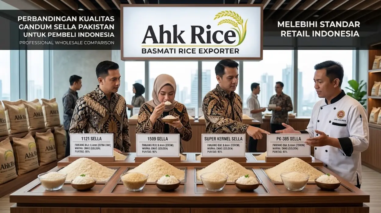 How Do Indonesian Wholesalers Compare Pakistan Sella Rice Grades and Specifications
