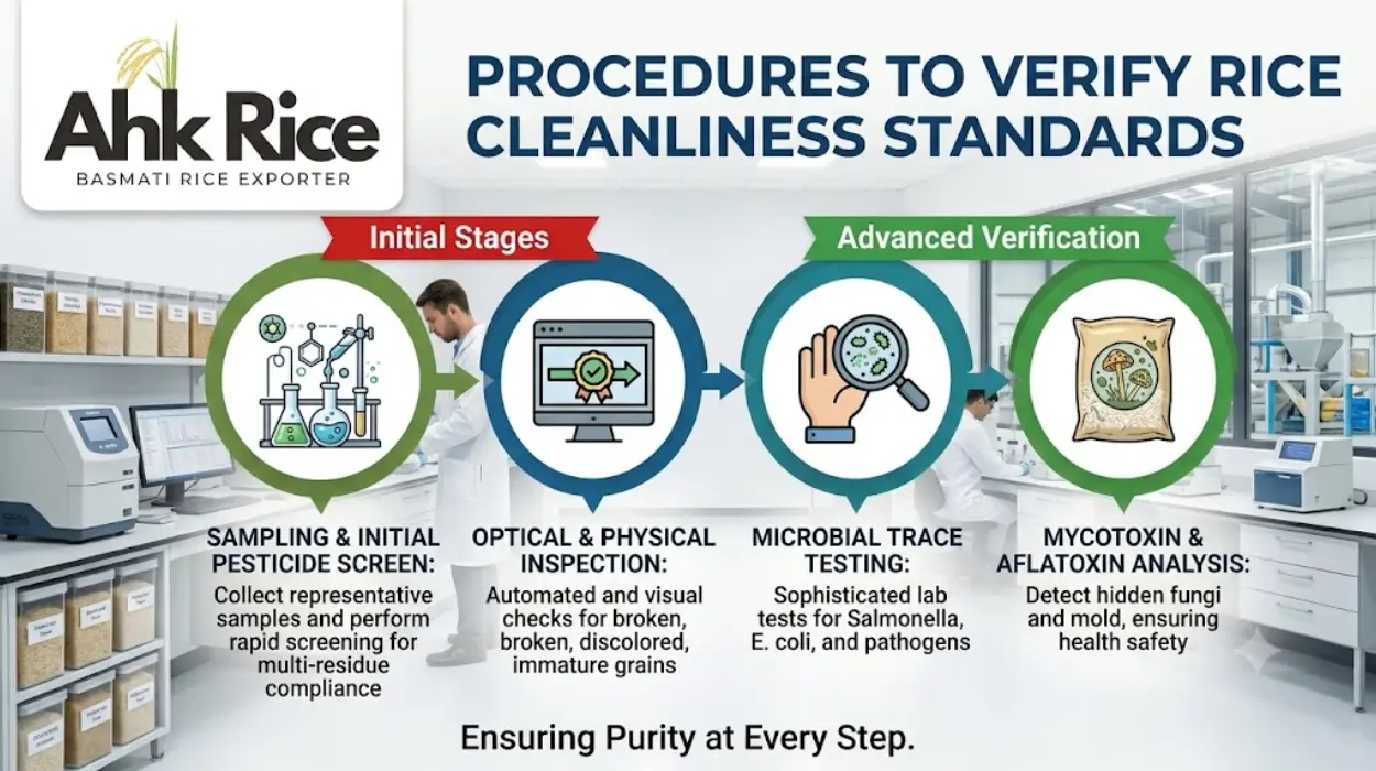 How Do Inspection Procedures Verify Rice Cleanliness Standards