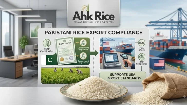 How Do Pakistani Rice Export Licenses Support USA Import Compliance?