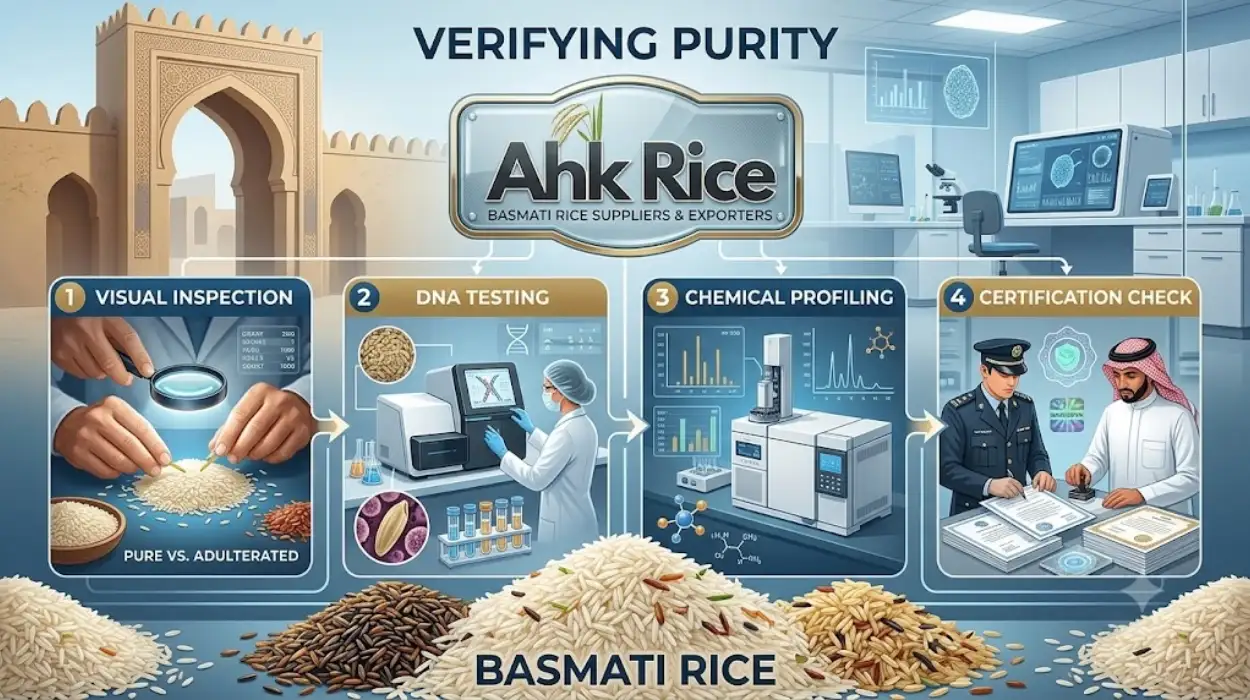 How Do Saudi Arabian Importers Verify Purity Levels in Pakistan Basmati Rice?