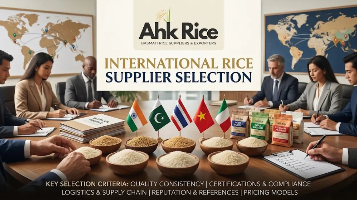 How Do Wholesale Importers Select International Rice Suppliers?