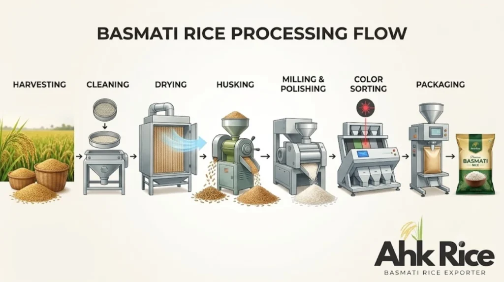 How Is Basmati Rice Exported from Pakistan