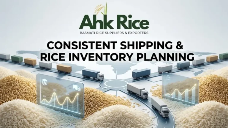 How Does Consistent Shipping Improve Rice Inventory Planning?
